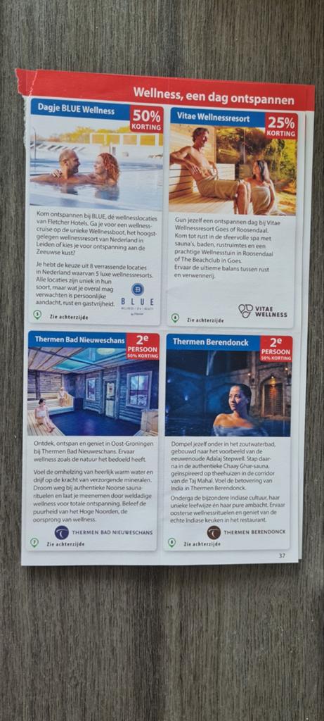 Postcodeloterij verschillende voordeelbonnen ( zie foto's), Drie personen of meer, Kortingsbon