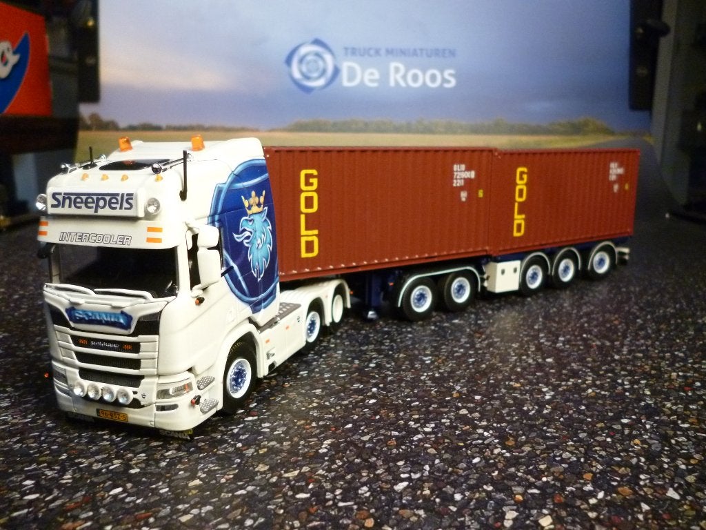 Tekno Scania R 530 Sneepels met certificaat, Ophalen of Verzenden, Nieuw, Bus of Vrachtwagen, Tekno