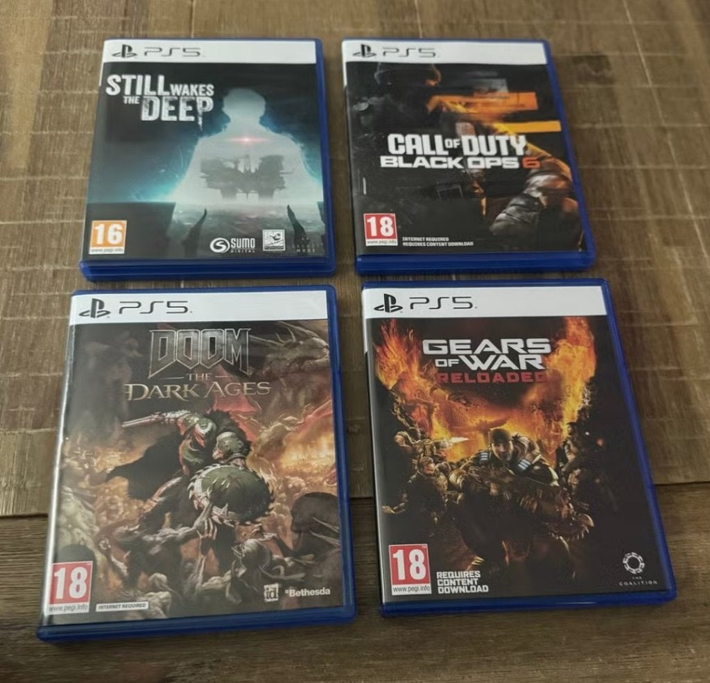 Playstation 5 games (4 stuks), Spelcomputers en Games, 1 speler, Ophalen of Verzenden, Zo goed als nieuw, Eén computer