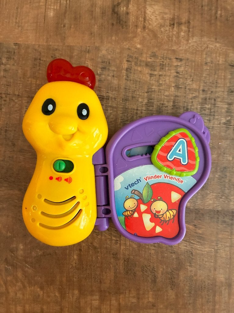 Vtech Vlinder Vriendje met licht en geluid in PRIMA staat., Ophalen of Verzenden, Gebruikt, 6 maanden tot 2 jaar