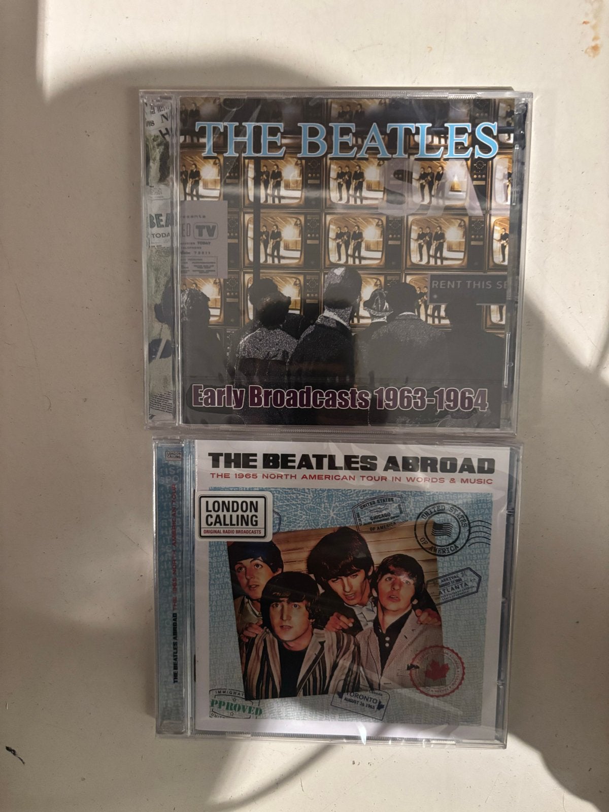 The Beatles CD's: Early Broadcasts & The Beatles Abroad, Ophalen of Verzenden, 1960 - 1969, Nieuw in verpakking