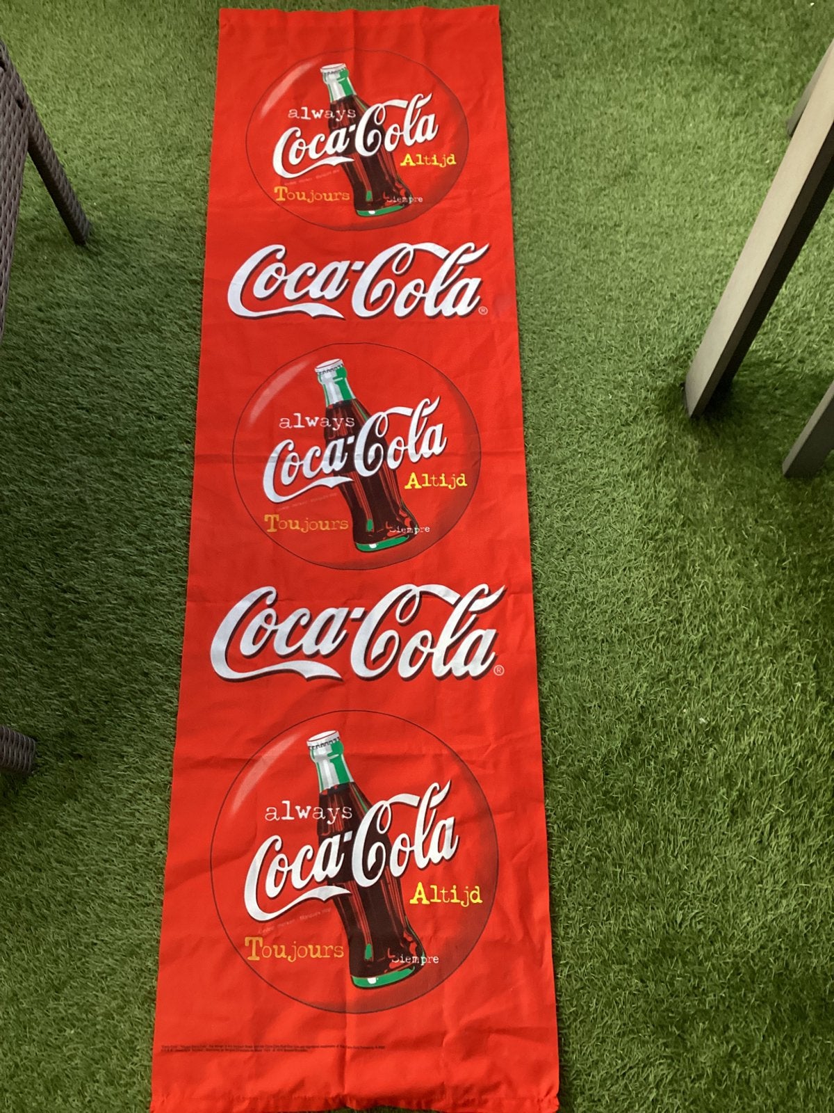 Coca-Cola banner., Ophalen of Verzenden, Zo goed als nieuw, Overige typen