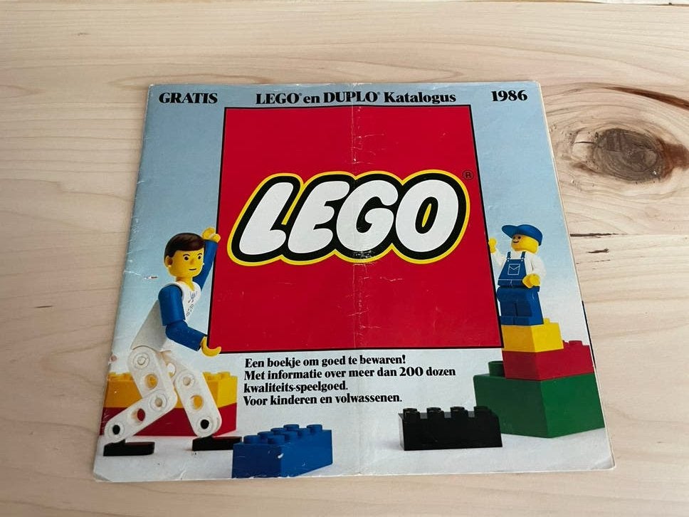 LEGO Folder Catalogus 1986, Gebruikt, Overige thema's, Lego, Overige typen