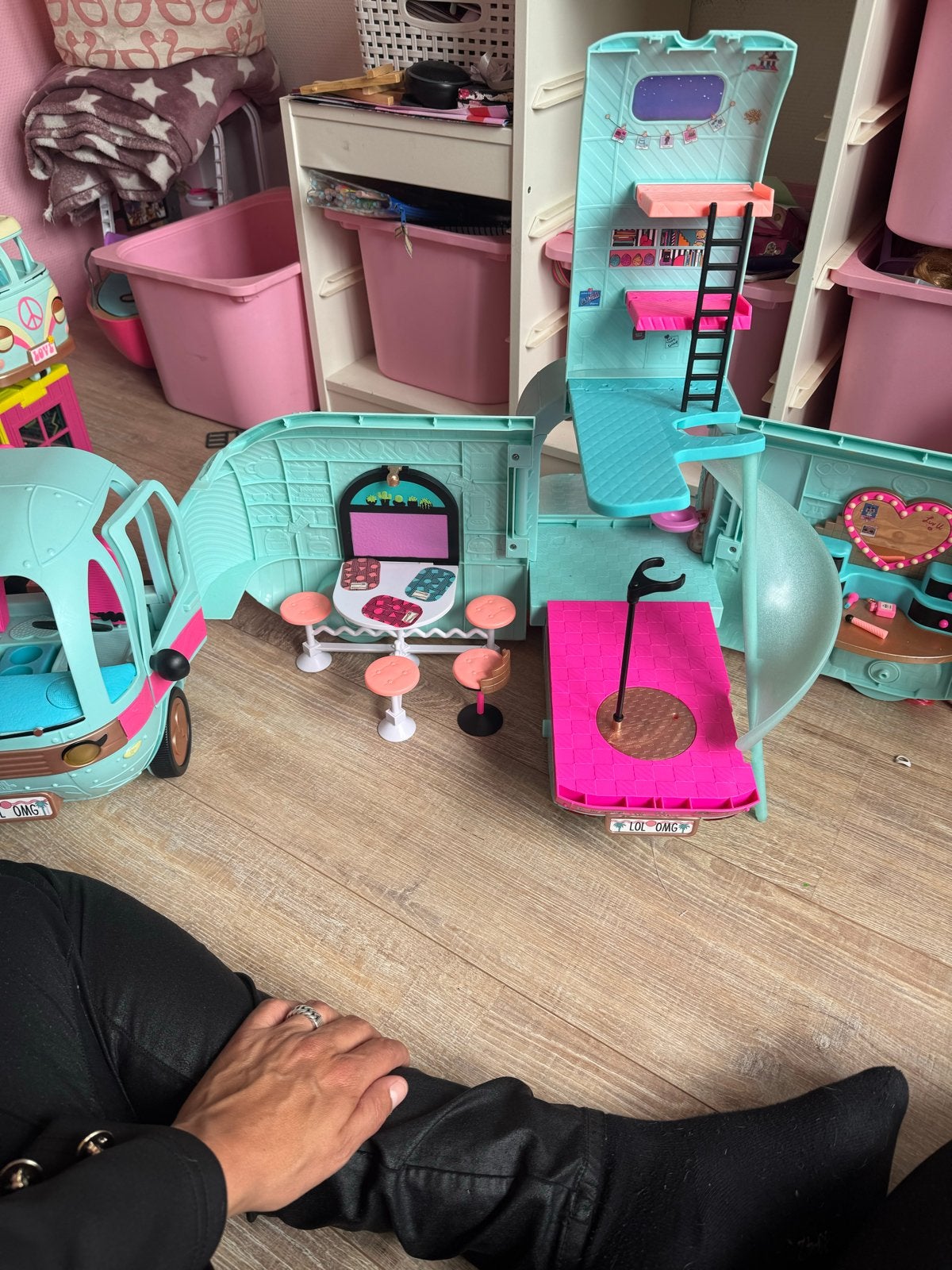 LOL Surprise Camper, Hippie Busje, Beautycase en Huis, Ophalen, Gebruikt, Meisje