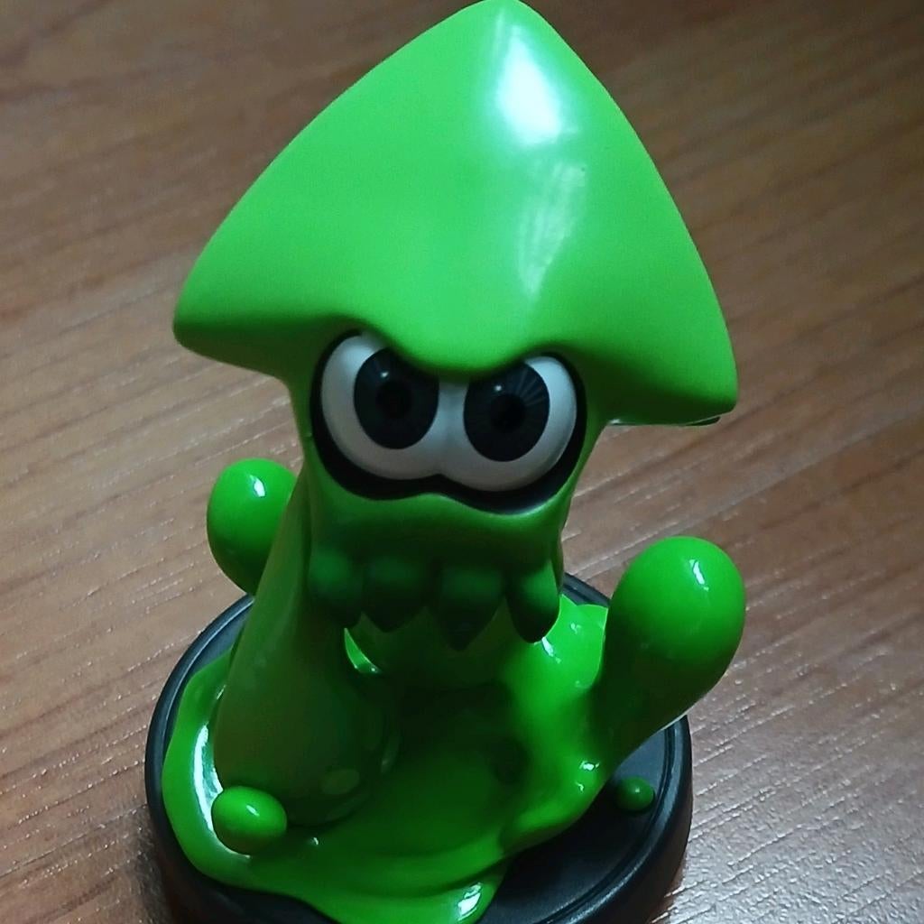 Groene inktvis Amiibo, Overige typen, Ophalen of Verzenden, Zo goed als nieuw, Draadloos