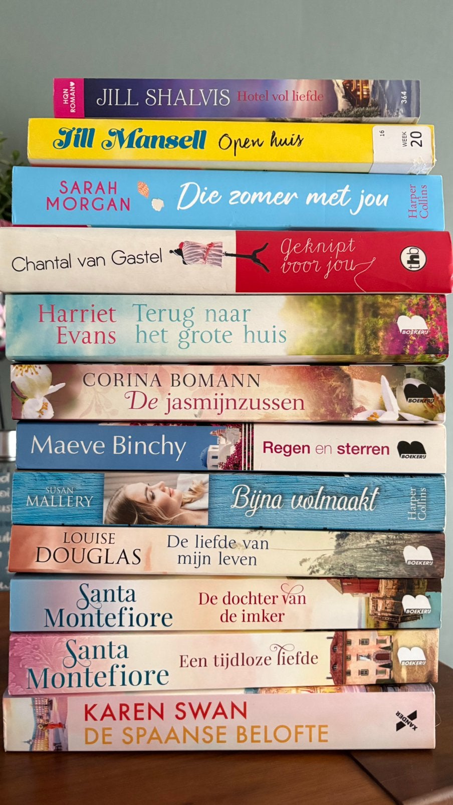 Roman, stapel boeken, Ophalen of Verzenden, Zo goed als nieuw