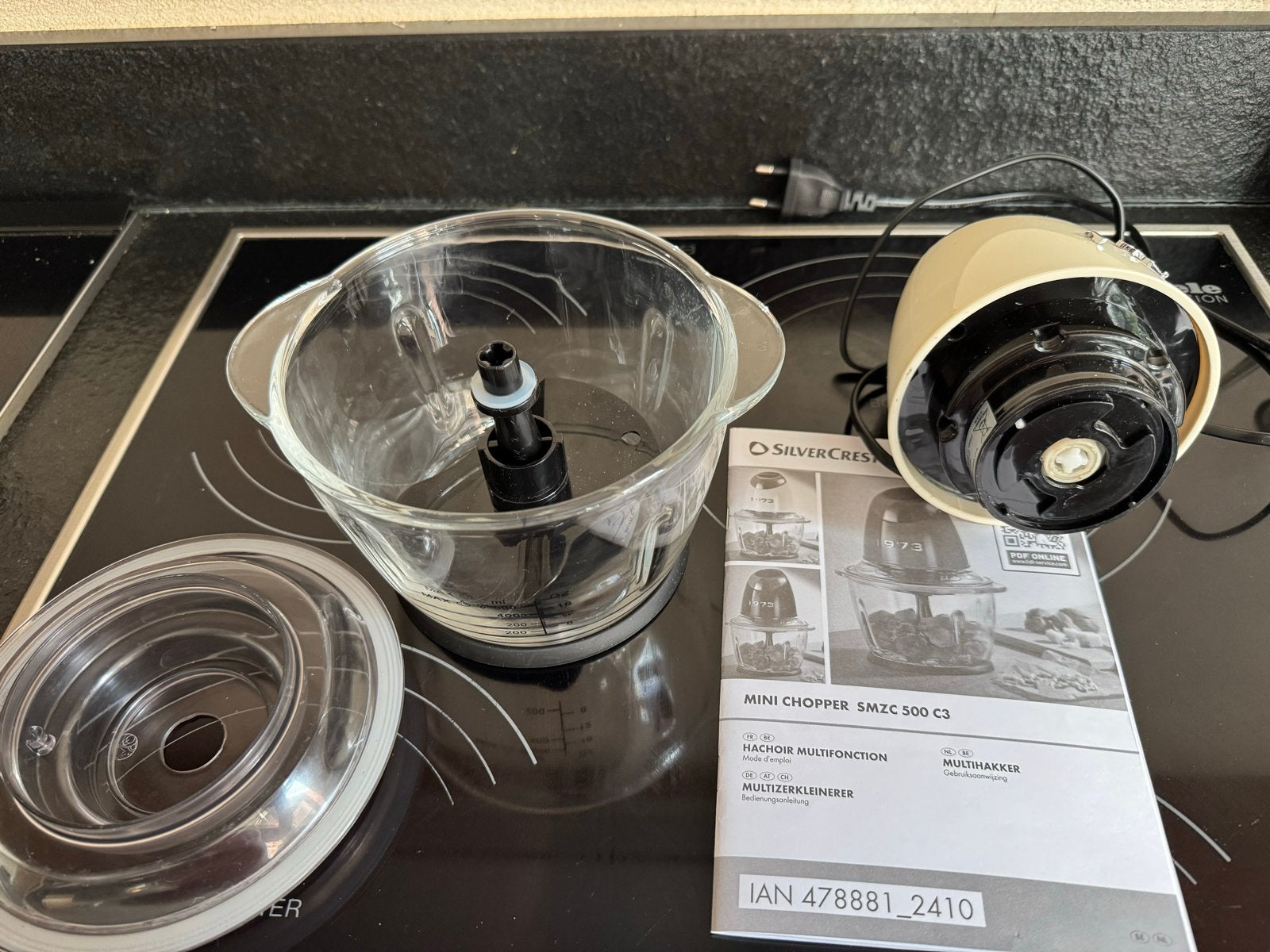 SilverCrest Mini Hakmolen SMZC 500 C3 - Zo goed als nieuw, Ophalen of Verzenden, Zo goed als nieuw