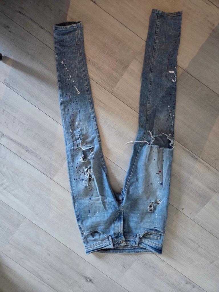 Spijkerbroek, Non Grada, maat 27!, Blauw, Overige jeansmaten, Ophalen of Verzenden, Gedragen