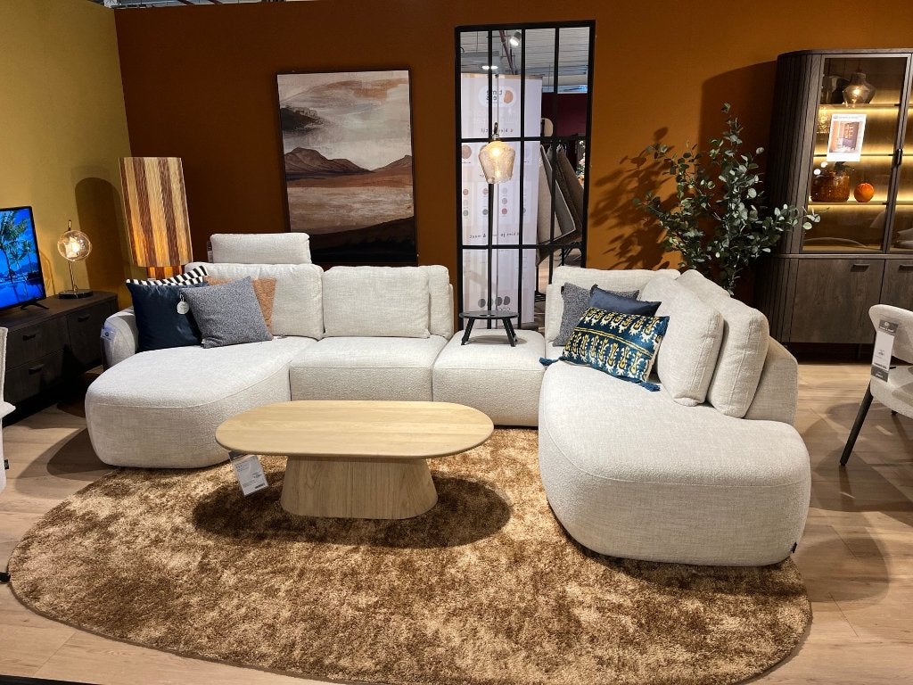 Bank Basento Henders & Hazel, Ophalen, Hoekbank, 300 cm of meer, Zo goed als nieuw