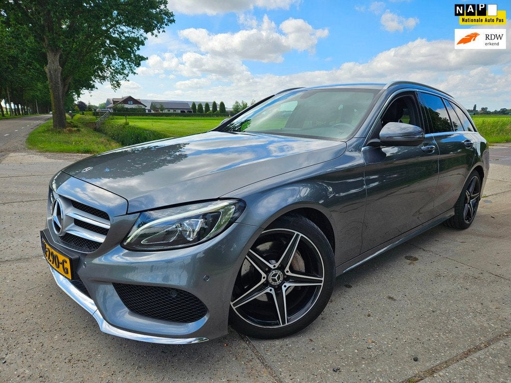 Mercedes-Benz C-klasse Estate 200 CDI Sport Edition Premium, Euro 6, 4 cilinders, Leder en Stof, Origineel Nederlands