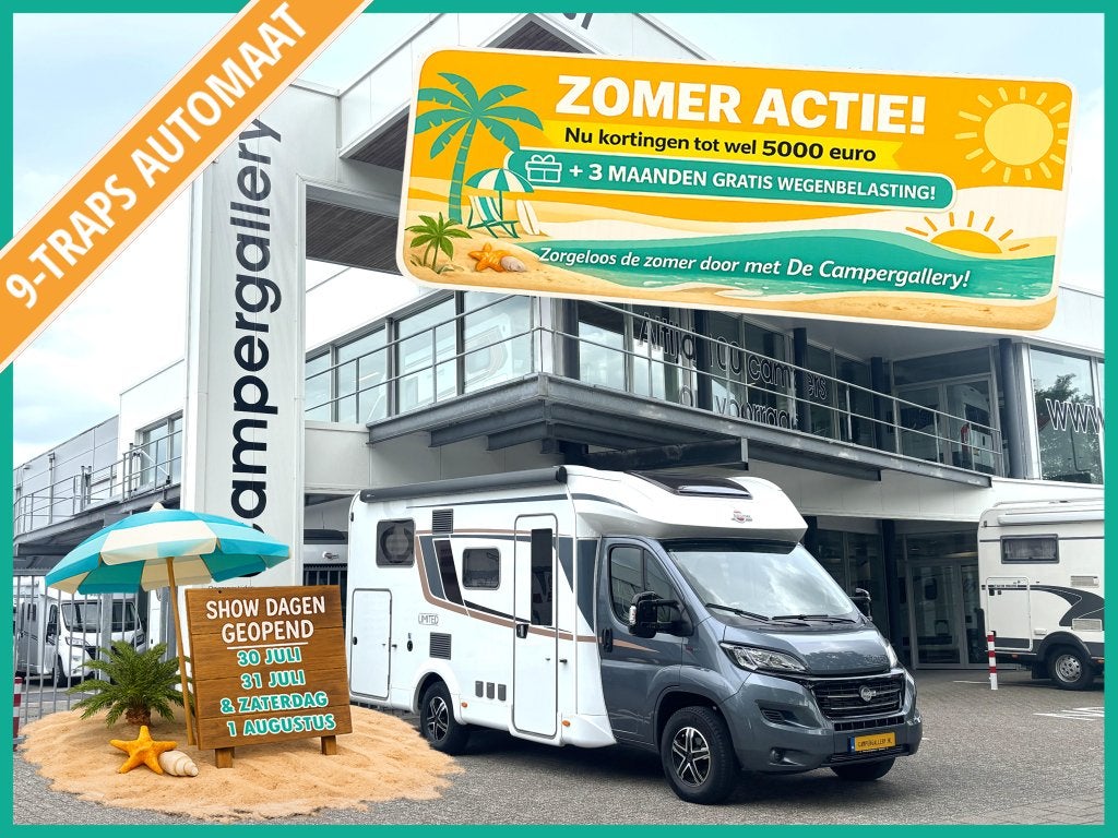 Bürstner Lyseo Limited 690 G 9-TR AUT ENKELE BEDDEN + HEFBE, Caravans en Kamperen, Automaat, Fiat, 6 tot 7 meter, Bedrijf