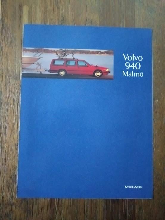 Volvo 940 Malmo 1995 4 pag., Verzenden, Zo goed als nieuw, Volvo