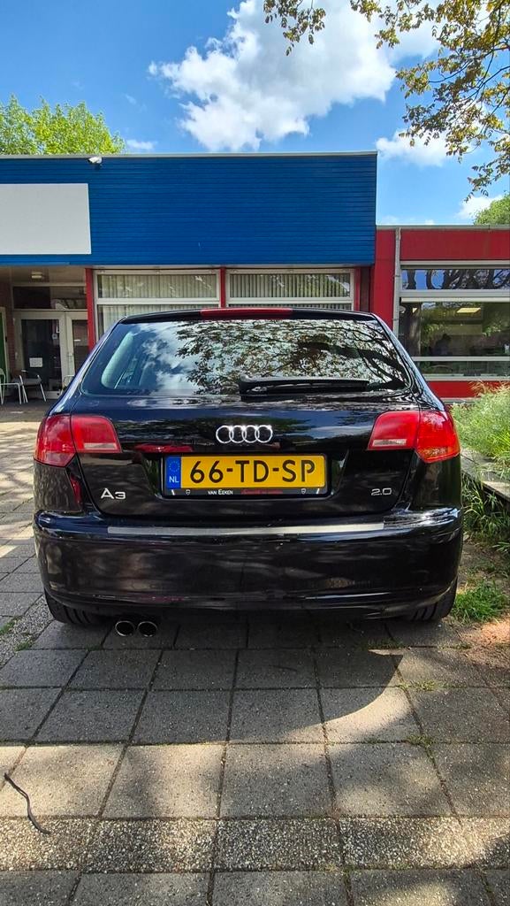 Audi A3 2.0 FSI | DISTRIBUTIE RIEM VERVANGT + VEEL ONDERHOUD, Voorwielaandrijving, Stof, Zwart, 4 cilinders