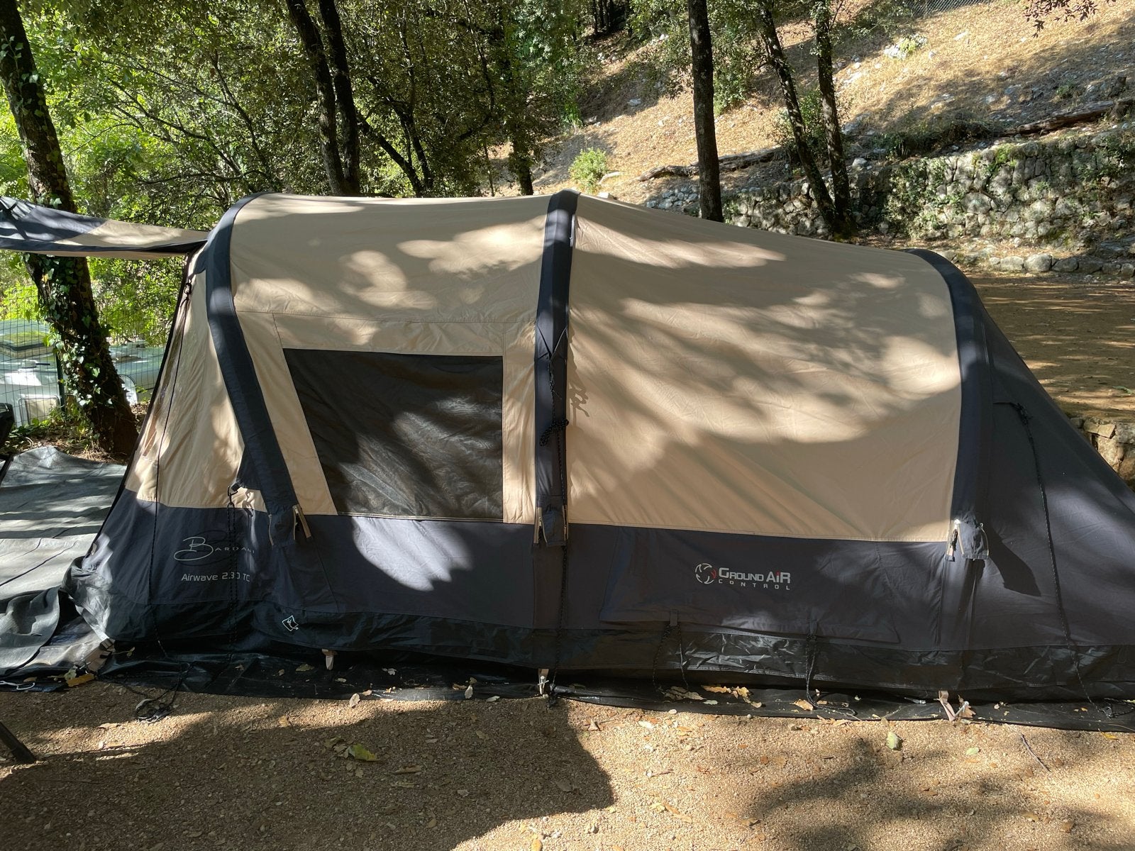 Mooie katoenen opblaasbare tent 3 persoons, Ophalen, Gebruikt, Tot en met 3