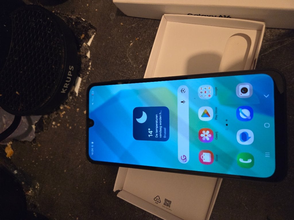 Smartphone samsung, Telecommunicatie, Mobiele telefoons | Samsung, Ophalen, Zwart, Zo goed als nieuw, Zonder simlock