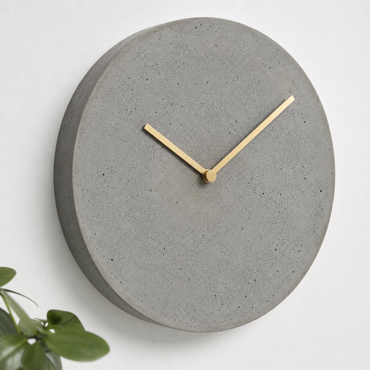 House Doctor Concrete Wandklok - Modern & Stijlvol NIEUW, Ophalen, Wandklok, Grijs, Analoog