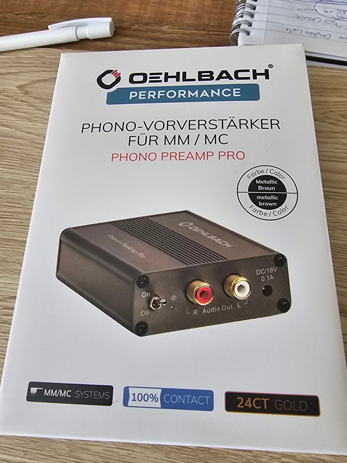 OEHLBACH 6060 phono versterker( mm/mc), Audio, Tv en Foto, Versterkers en Receivers, Ophalen of Verzenden, Minder dan 60 watt