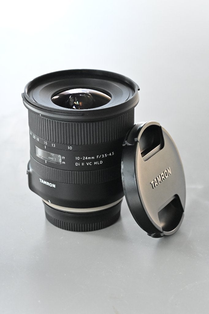 Tamron 10-24 F3.5-4.5 ultragroothoekobjectief (Nikon F/Z DX), Zo goed als nieuw, Zonnekap, 10 mm, Groothoeklens