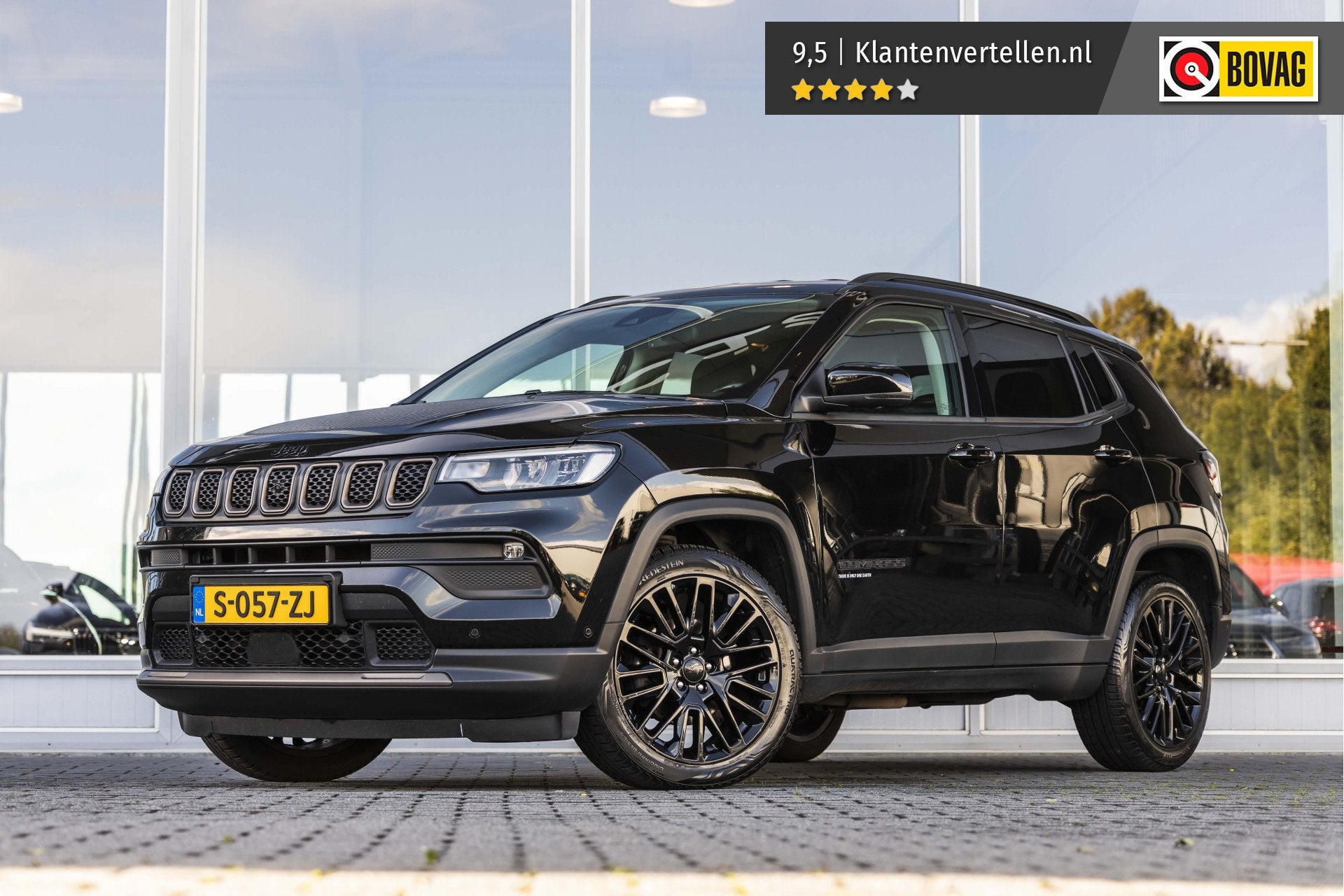 Jeep Compass 1.5T e-Hybrid Upland | 360 Camera | 19" | ACC, Auto's, 12 maanden, Stof, Gebruikt, 4 cilinders