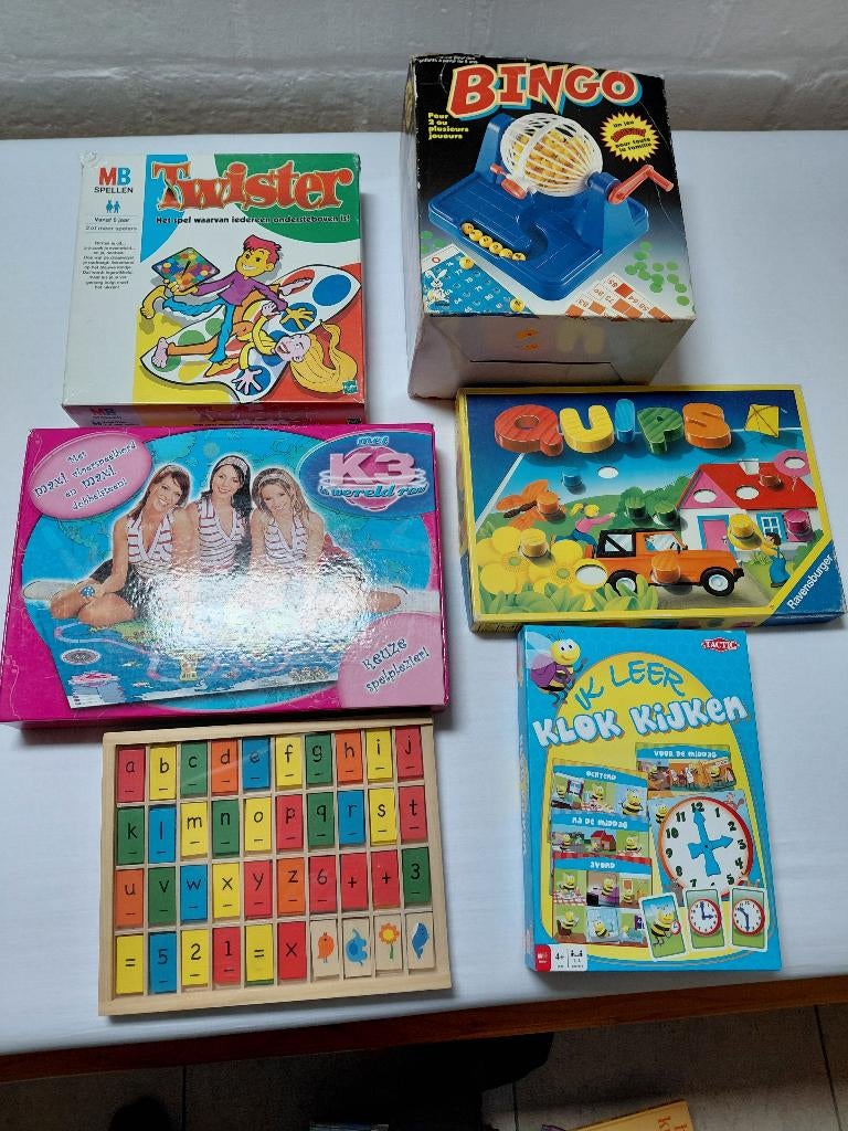 Gezelschapsspellen voor kinderen, Drie of vier spelers, Ophalen, Gebruikt