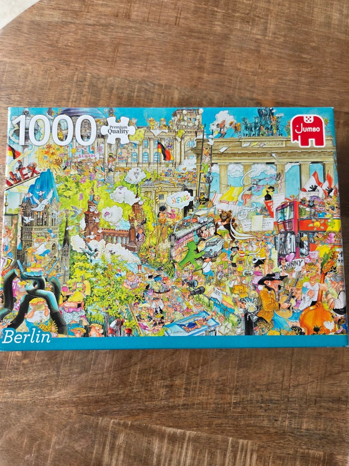 Jumbo Legpuzzel 1000 stukjes - Berlijn, Ophalen of Verzenden, 500 t/m 1500 stukjes, Zo goed als nieuw, Legpuzzel