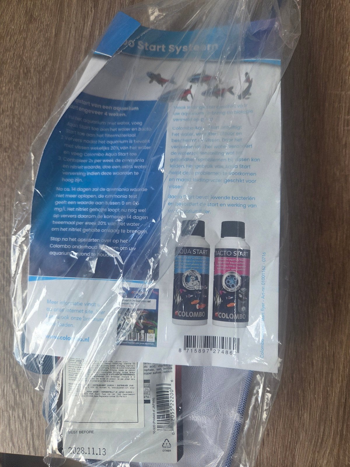 aquaruim start plus netje, Ophalen, Nieuw, Leeg aquarium