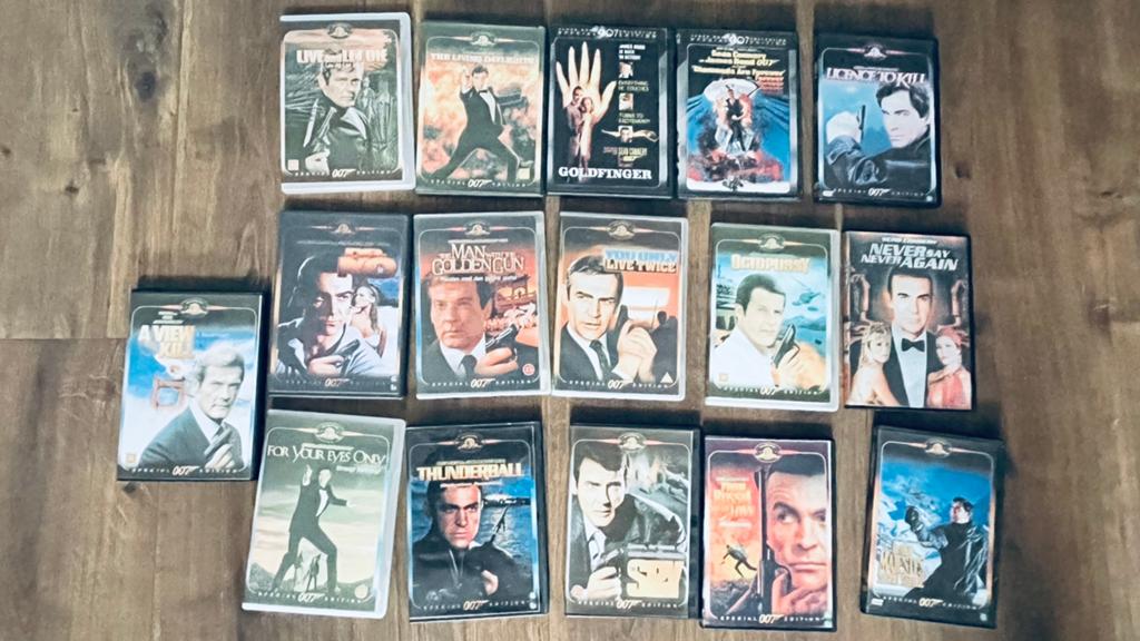 James Bond VHS & DVD Collectie - Diverse Films, Vanaf 12 jaar, Ophalen of Verzenden, Gebruikt, Boxset