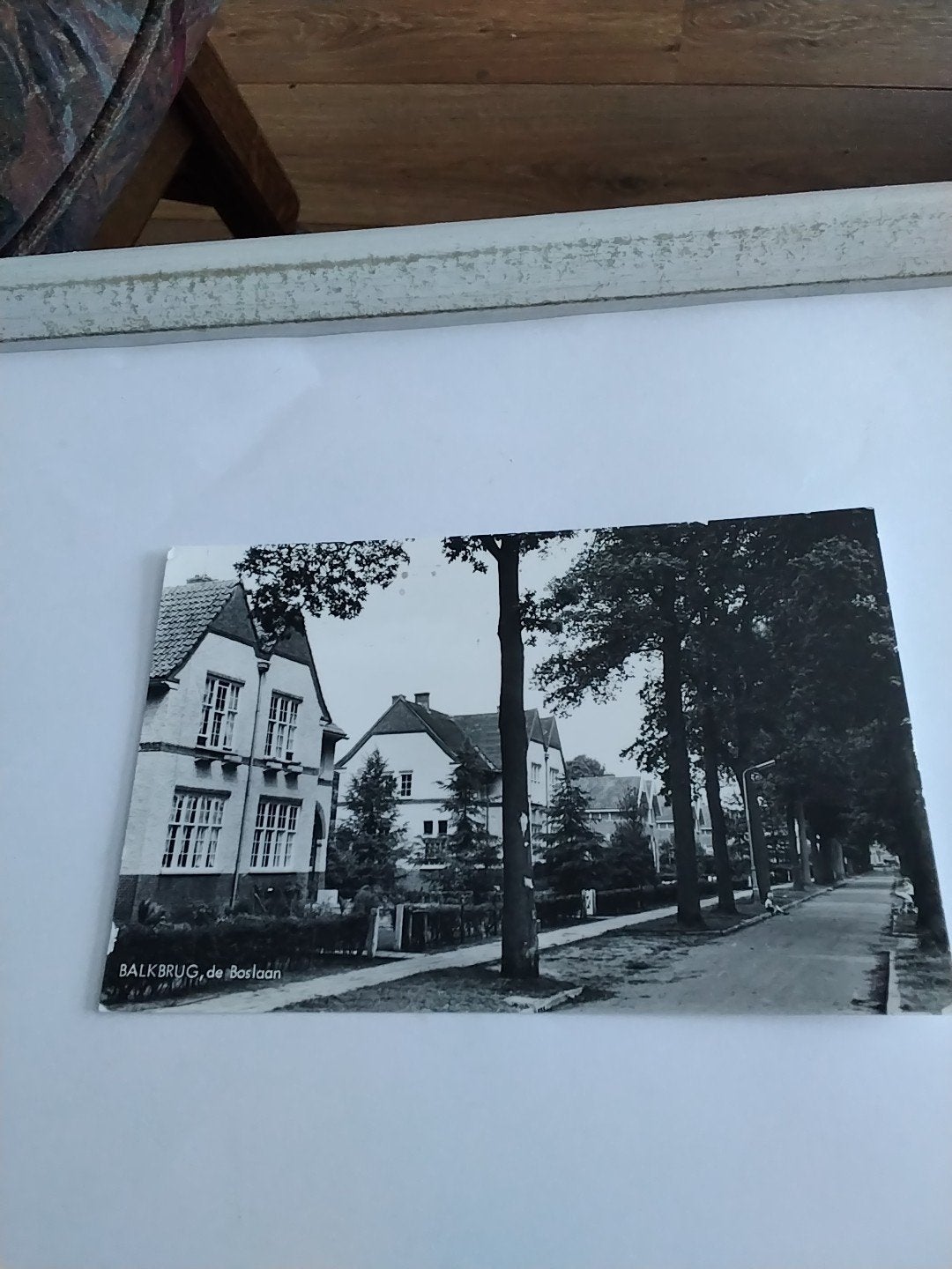 Oude ansichtkaart Balkbrug, de Boslaan 1984, Verzamelen, Ophalen of Verzenden