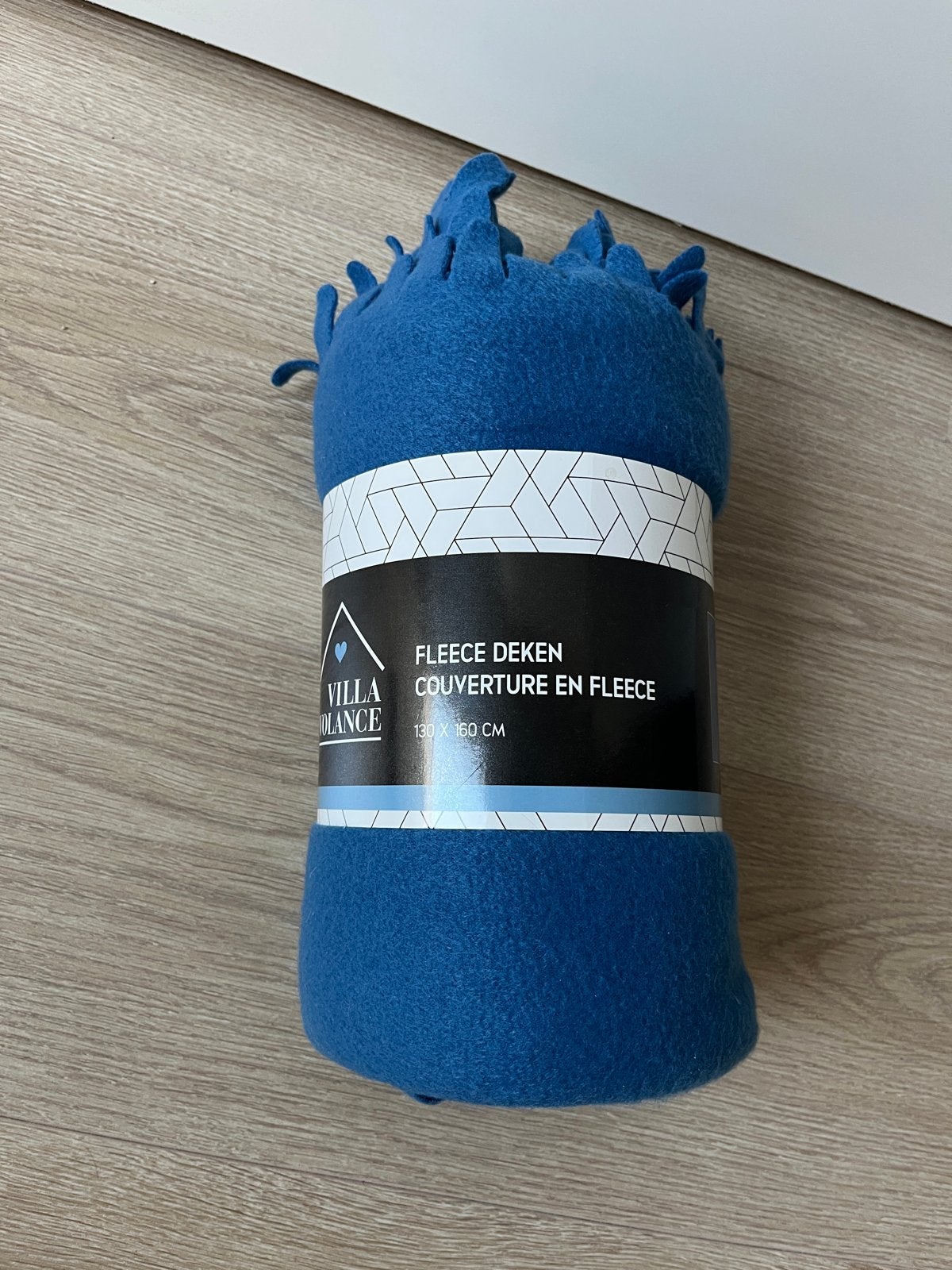 Villa Volance Fleece Deken Blauw 130x160 cm, Ophalen, Overige merken, Blauw, Nieuw