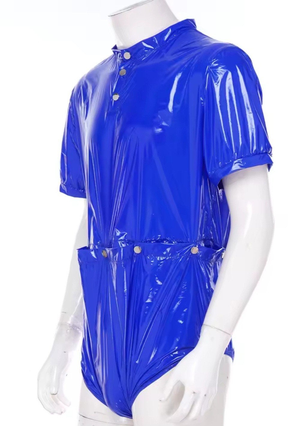 Mooie Lak Body Playsuit Drukknopen, tm 3XL, Kleding | Heren, Overige Herenkleding, Verzenden, Nieuw