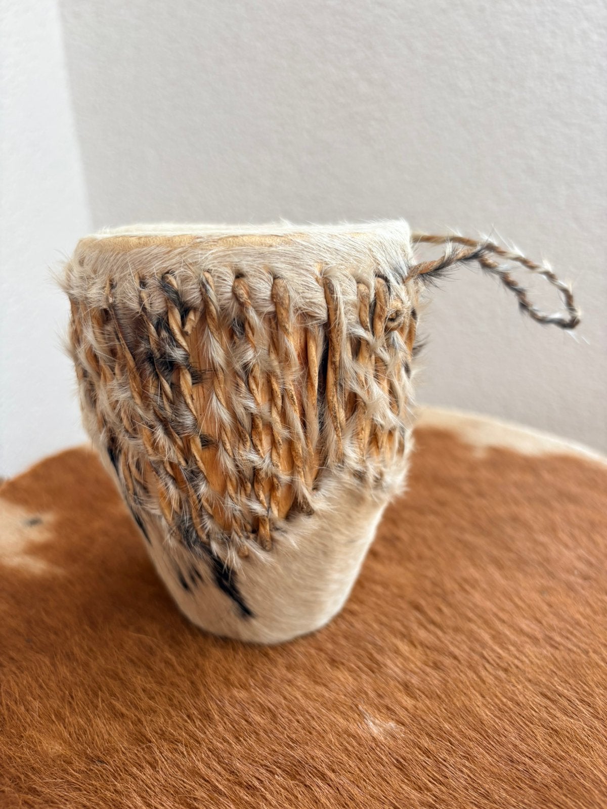 Handgemaakte drum uit Oeganda NIEUW, Ophalen of Verzenden, Nieuw