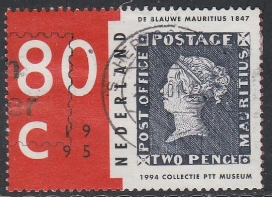 Nederland 1995 1633 Blauwe Mauritius, Gest Den Bosch, Ophalen of Verzenden, Na 1940, Gestempeld