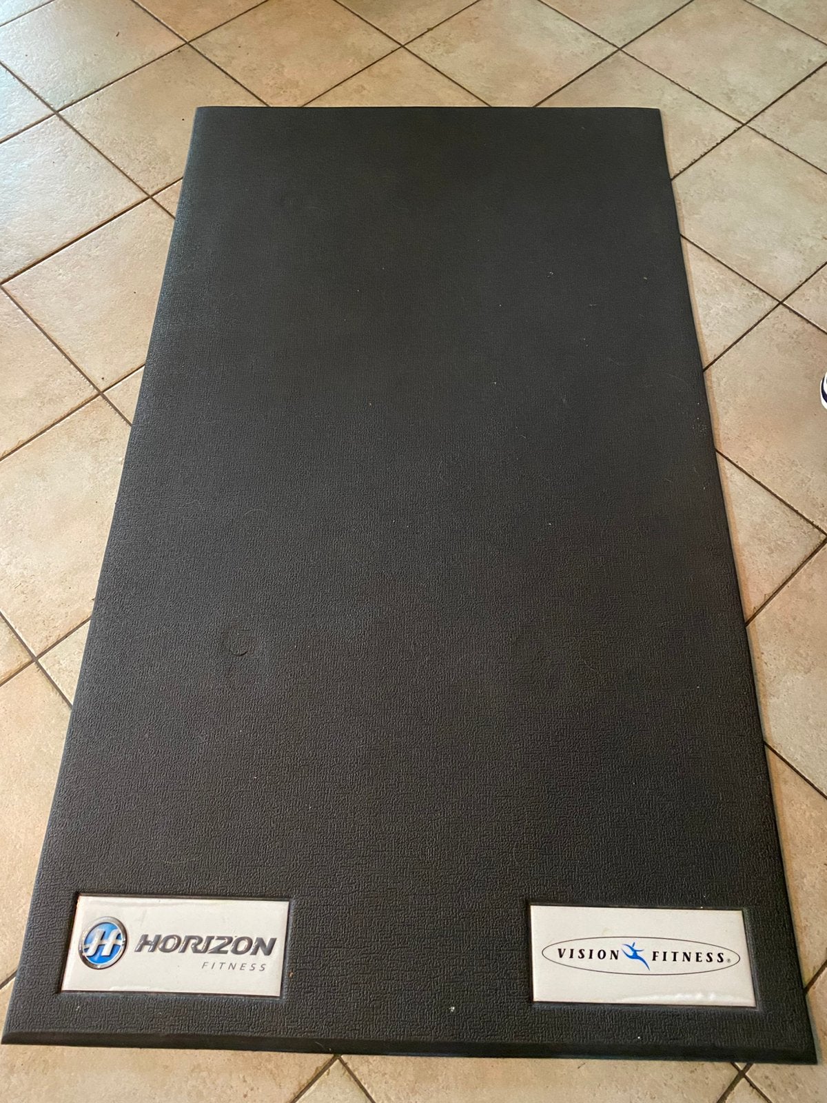 Dikke onderlegmat voor bv loopband of ander aparatuur, Ophalen of Verzenden, Zo goed als nieuw, Fitnessmat