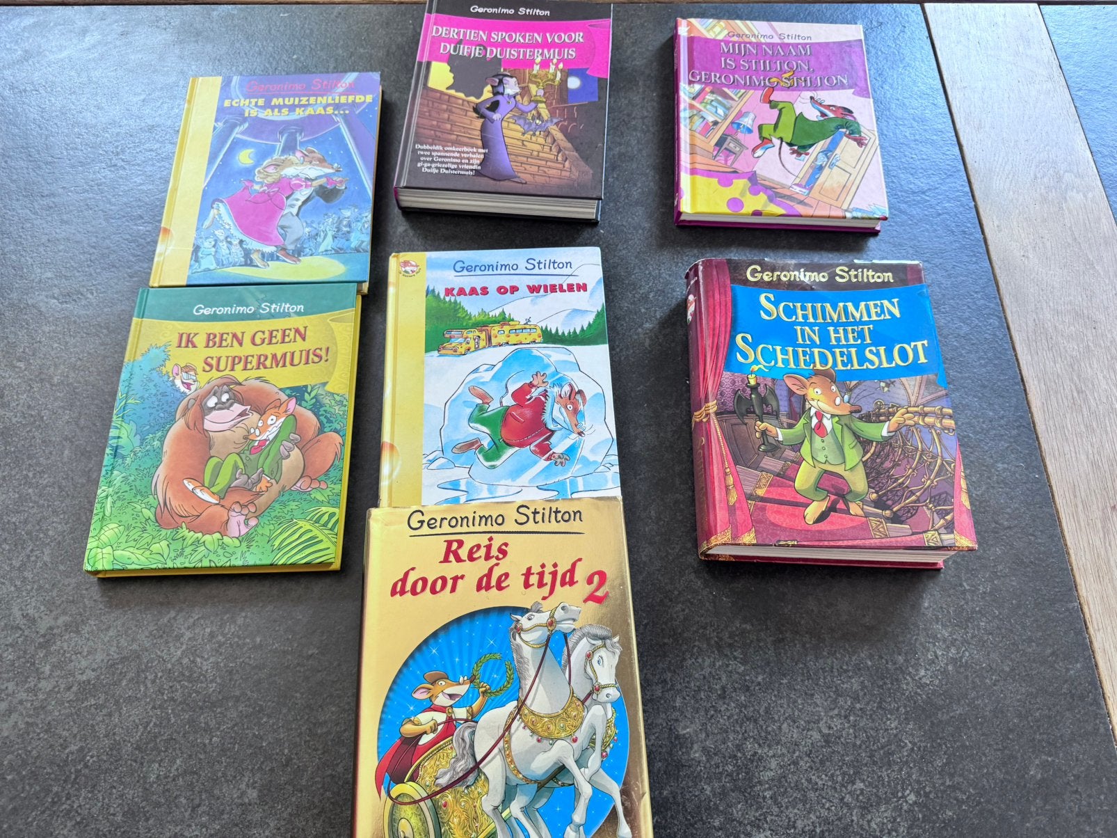 Geronimo Stilton boeken - 7 stuks, Boeken, Ophalen of Verzenden, Gelezen, Fictie algemeen