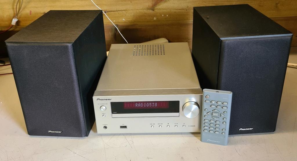 Pioneer stereo set x-hm26 + bluetooth + afstandsbediening, Audio, Tv en Foto, Stereo-sets, Ophalen of Verzenden