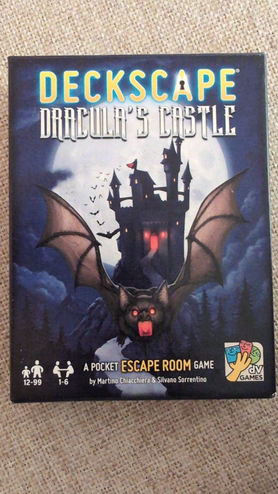 Deckscape: Dracula's Castle - Escape Room Kaartspel, Een of twee spelers, Ophalen of Verzenden, Zo goed als nieuw, DV Games