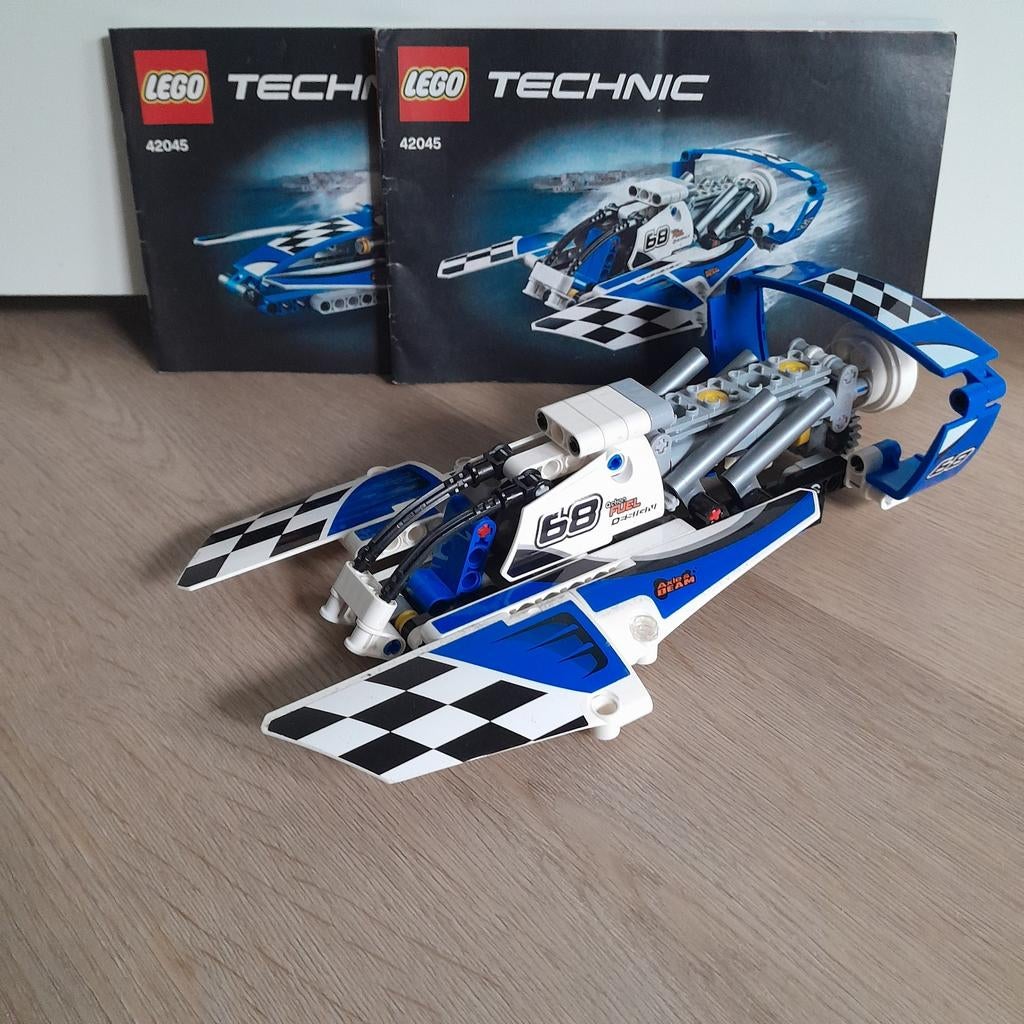 Lego Technic 42045 - hydroplane racer - Compleet, Ophalen, Lego, Compleet, Zo goed als nieuw