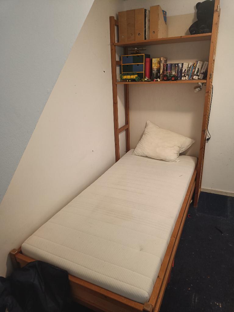 Lundiabed, Huis en Inrichting, Ophalen, Gebruikt, 90 cm, Lundia