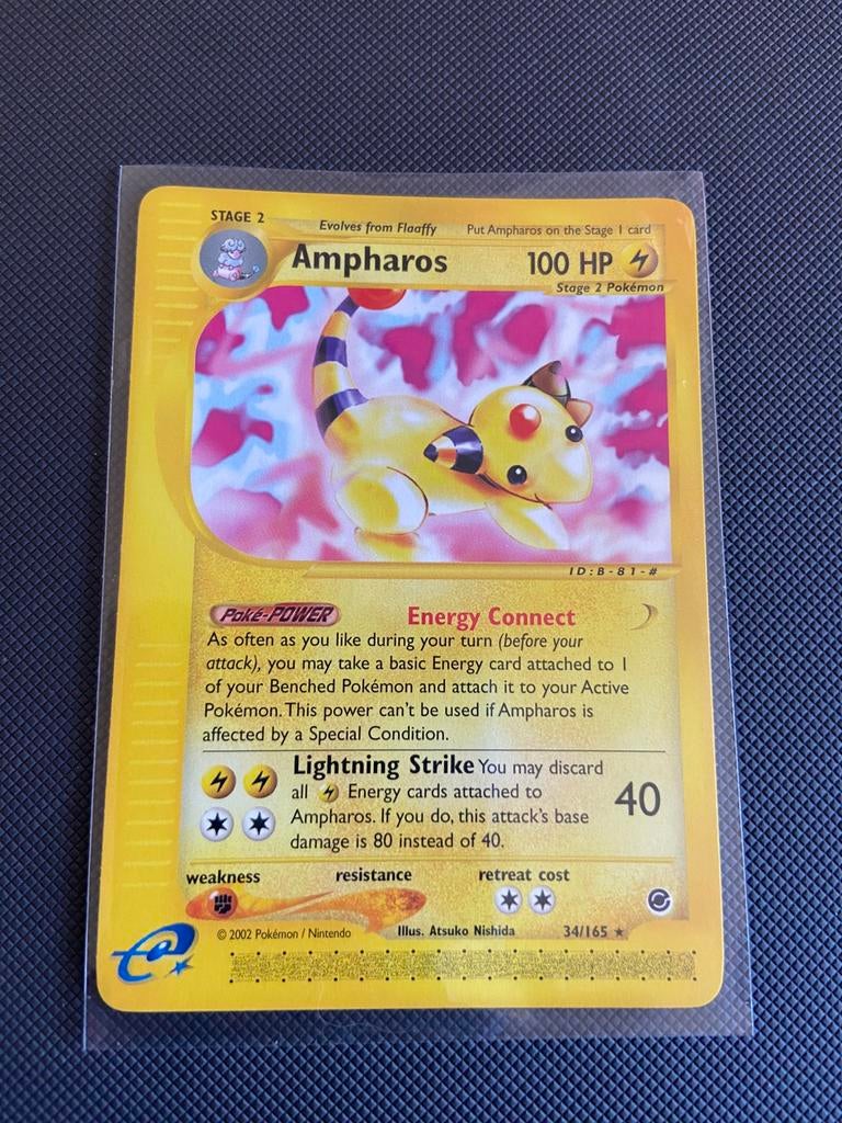 Ampharos (EX 34) Expedition Base Pokémon, Ophalen, Zo goed als nieuw