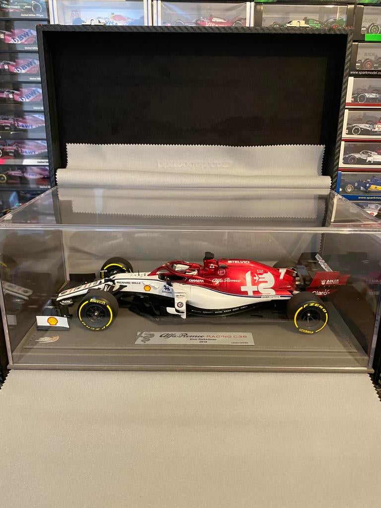 Alfa Romeo C38 Kimi Raïkkonen BBR 1:18 EXTREEM ZELDZAAM, Ophalen of Verzenden, Zo goed als nieuw, Auto, MiniChamps