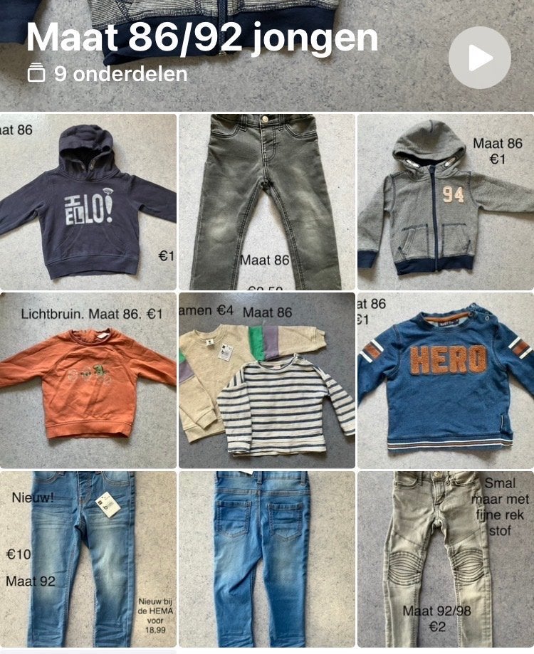 Jongenskleding pakket maat 86/92 - kan ook los, Kinderen en Baby's, Ophalen, Zo goed als nieuw, Jongen, Setje