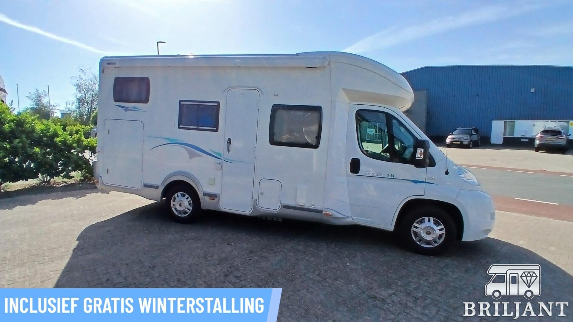 Chausson FLASH 16... 2011 dwarsbed/hefbed, Elektrische ramen, Diesel, Airconditioning, Half-integraal