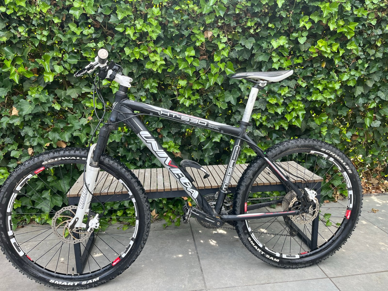 Univega HT-530 Mountainbike met Deore en SLX onderdelen, Gebruikt, Hardtail, Schijfrem, Ophalen