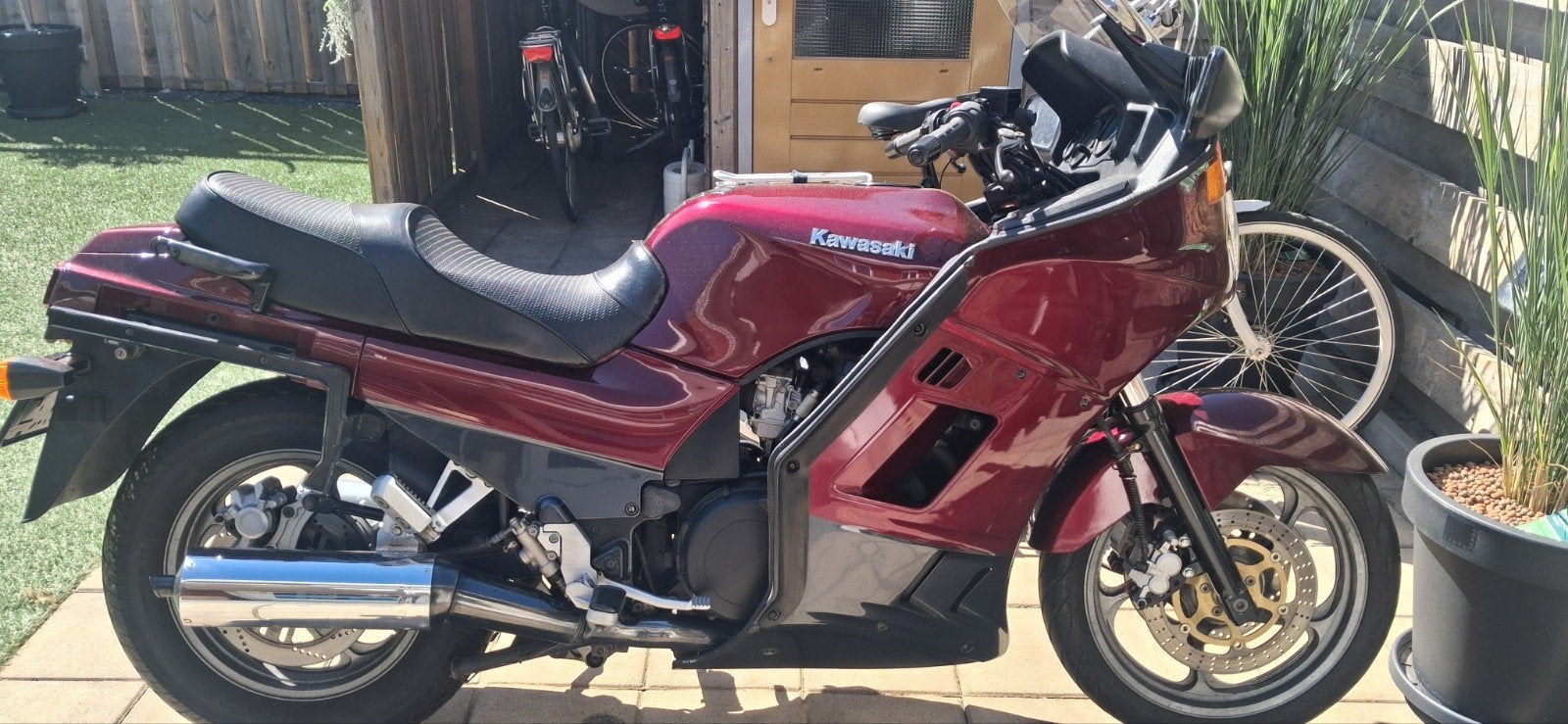 kawasaki gtr 1000  bj 1995 loop of sloop, Ophalen, Gebruikt