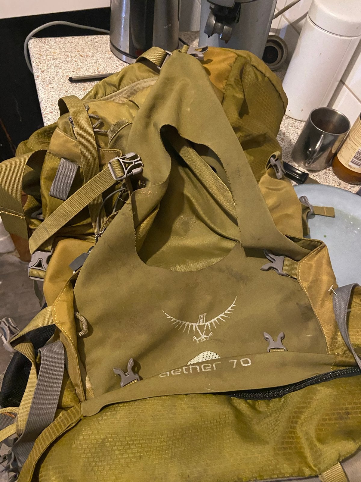 Osprey Aether 70 Trekkingrugzak - Gebruikt, Ophalen of Verzenden, Gebruikt