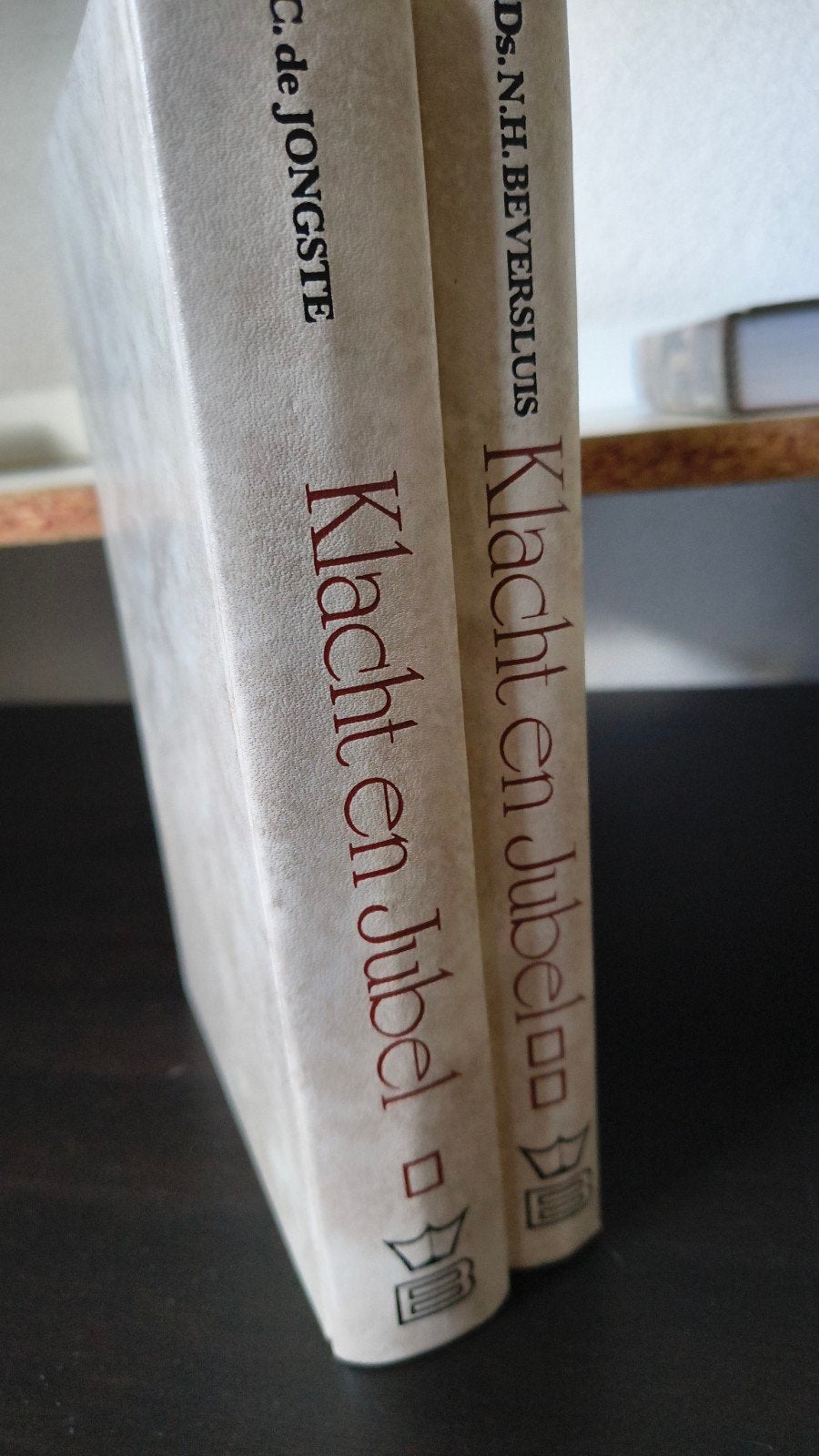Klacht en Jubel. C de Jongste. Deel 1 en 2, Christendom | Protestants, Ophalen of Verzenden, Zo goed als nieuw, C de Jongste / Ds NH Beversluis