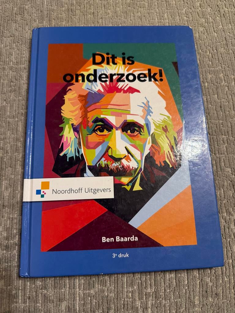 Dit is onderzoek! - 3e druk - Ben Baarda, Boeken, Ophalen of Verzenden, Gamma, Gelezen, HBO