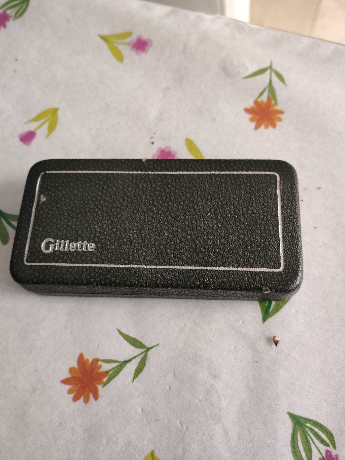 Vintage Gillette scheermes set in originele doos, Antiek en Kunst, Ophalen of Verzenden