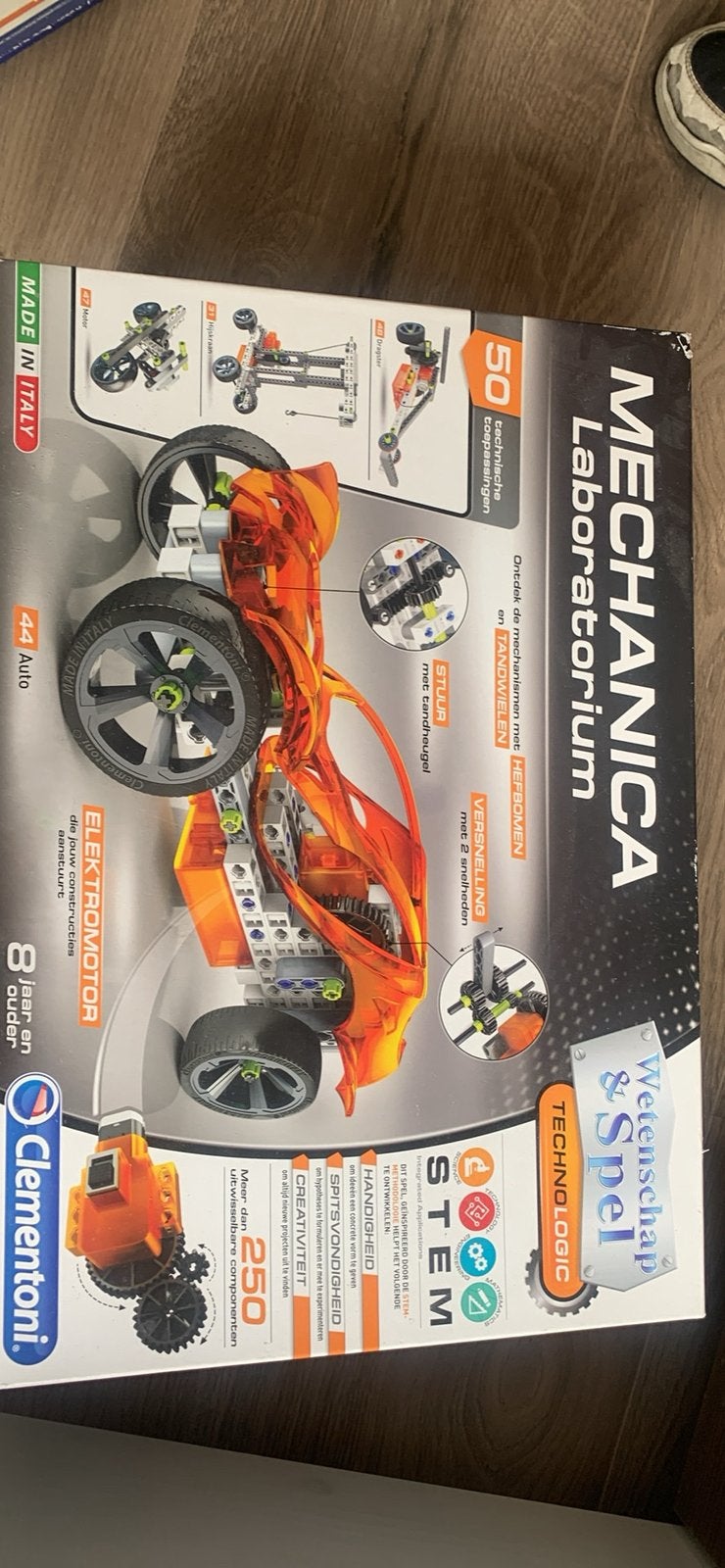 Mechanica laboratorium clementoni, Ophalen, Zo goed als nieuw, Bouwen
