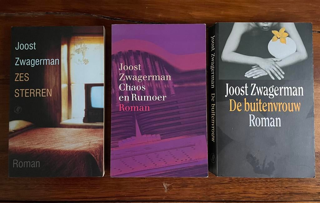 3 boeken van Joost Zwagerman, Ophalen of Verzenden, Zo goed als nieuw, Nederland